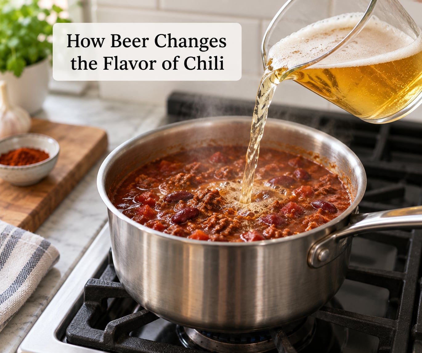 How Beer Changes the Flavor of Chili