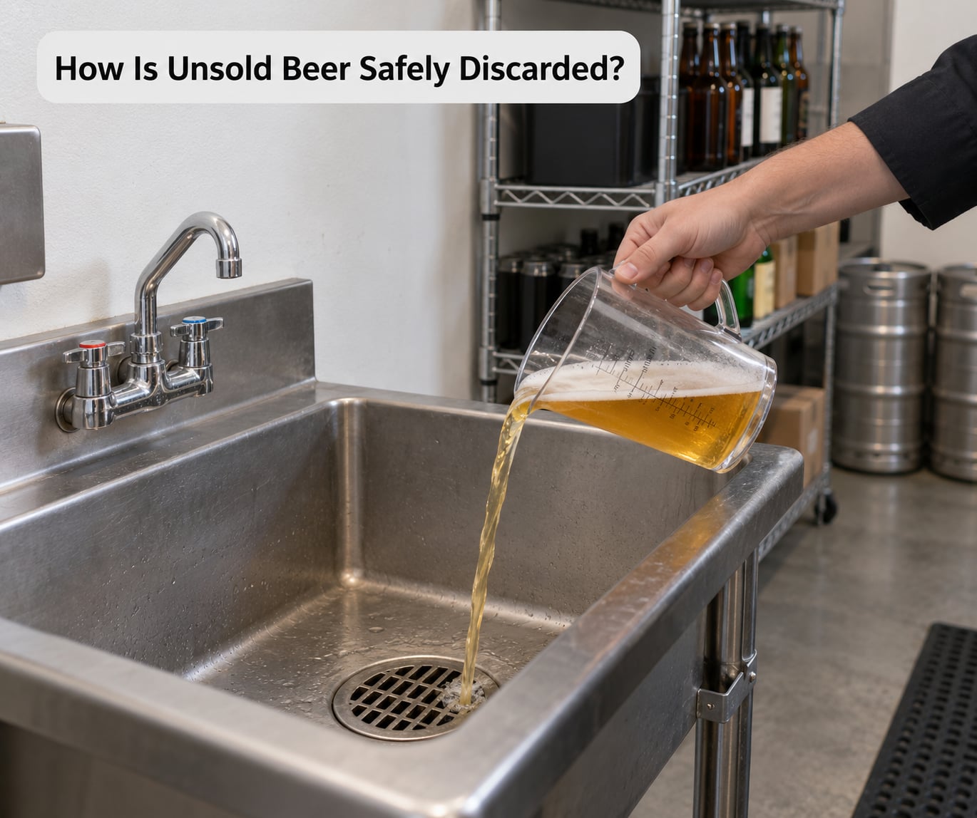 How Is Unsold Beer Safely Discarded?