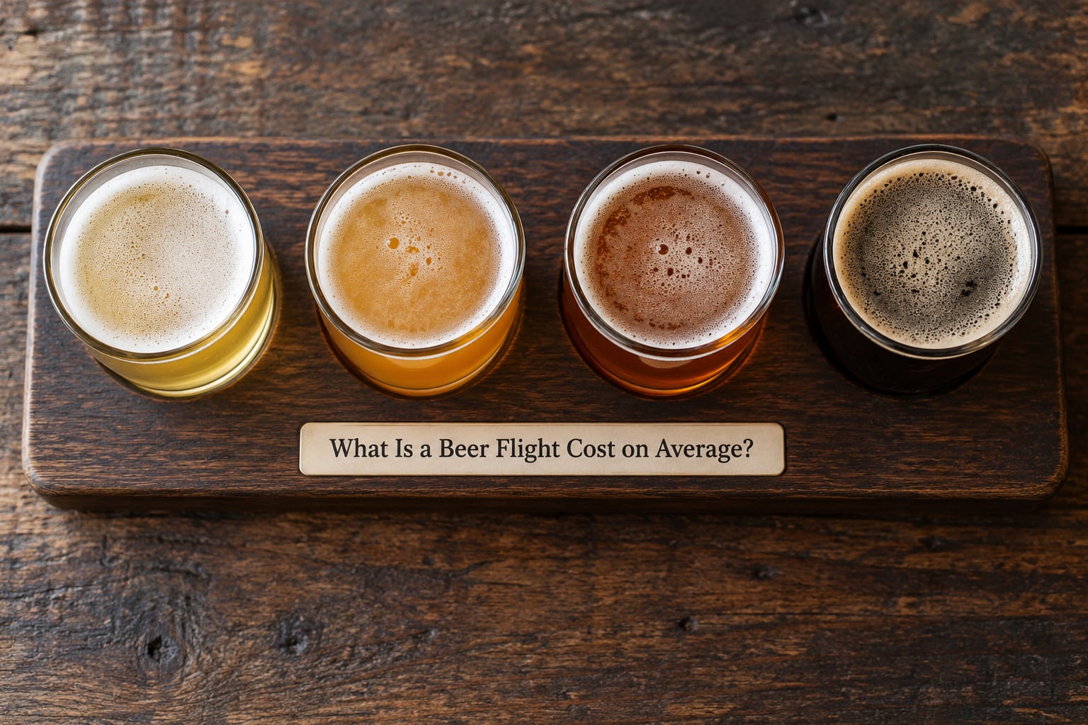 What Is a Beer Flight Cost on Average?