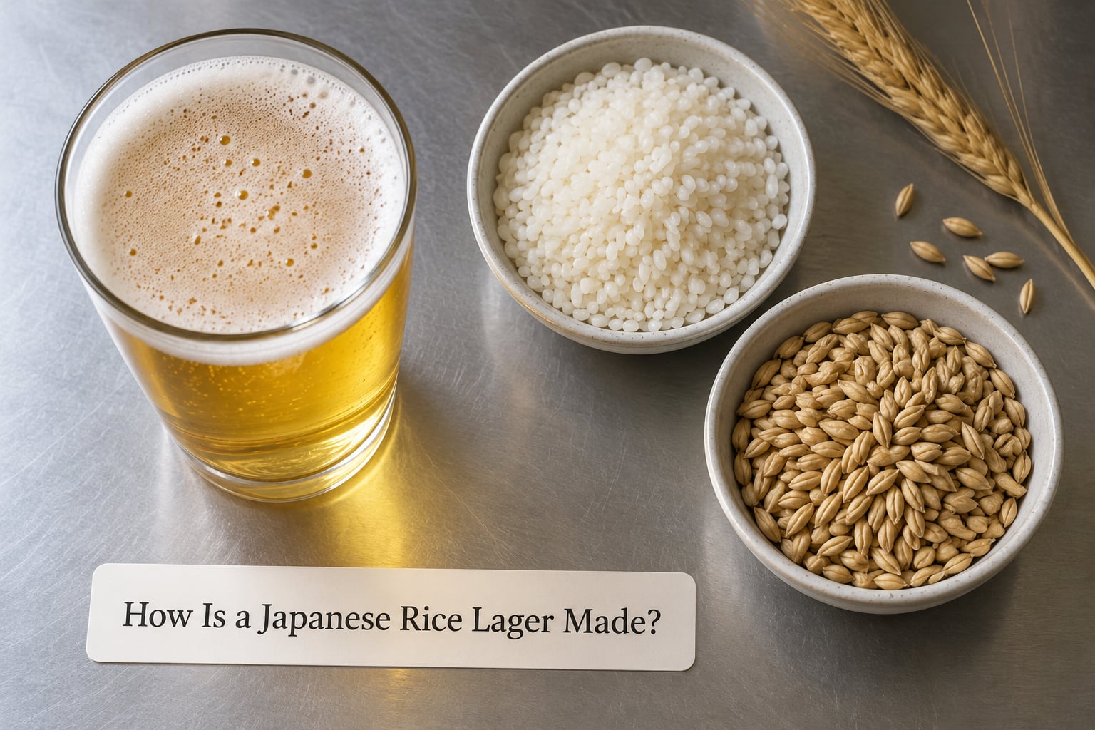 How Is a Japanese Rice Lager Made?