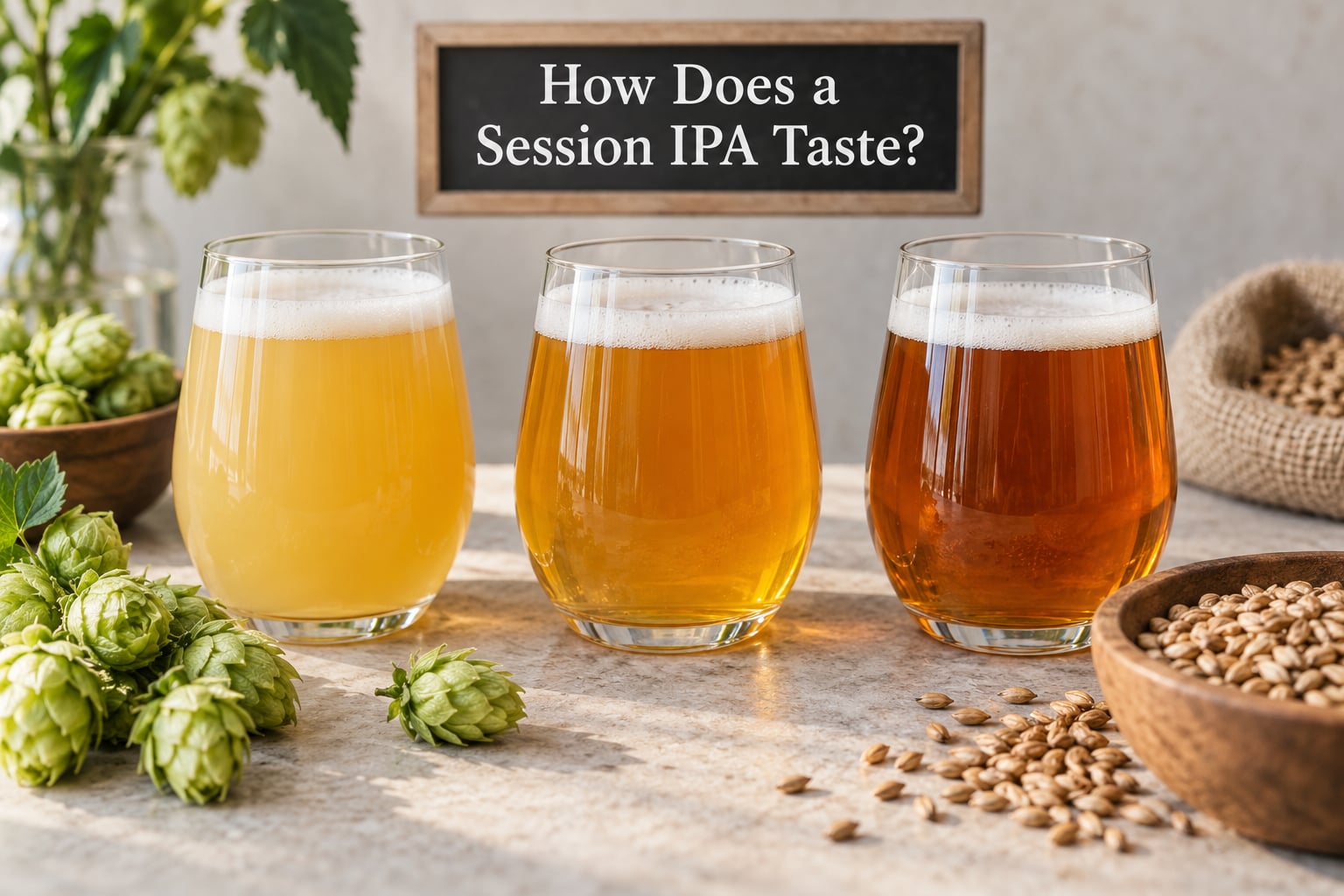 How Does a Session IPA Taste?