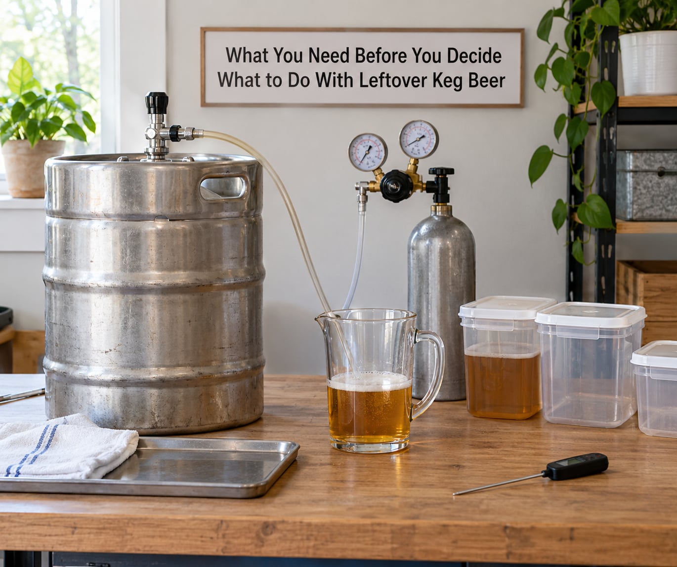 What You Need Before You Decide What to Do With Leftover Keg Beer