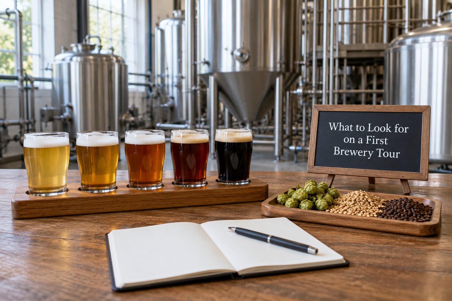 What to Look for on a First Brewery Tour