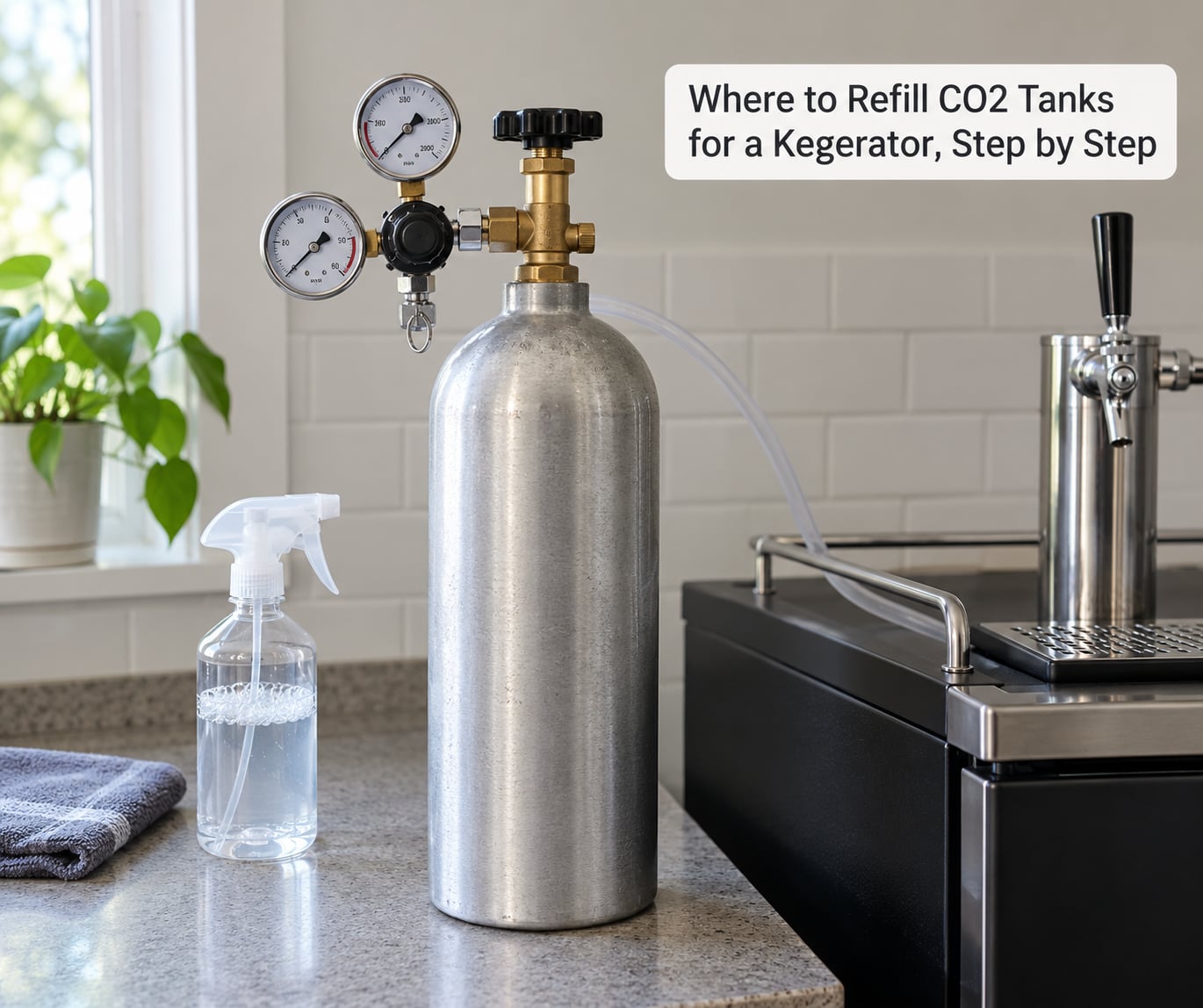 Where to Refill CO2 Tanks for a Kegerator, Step by Step