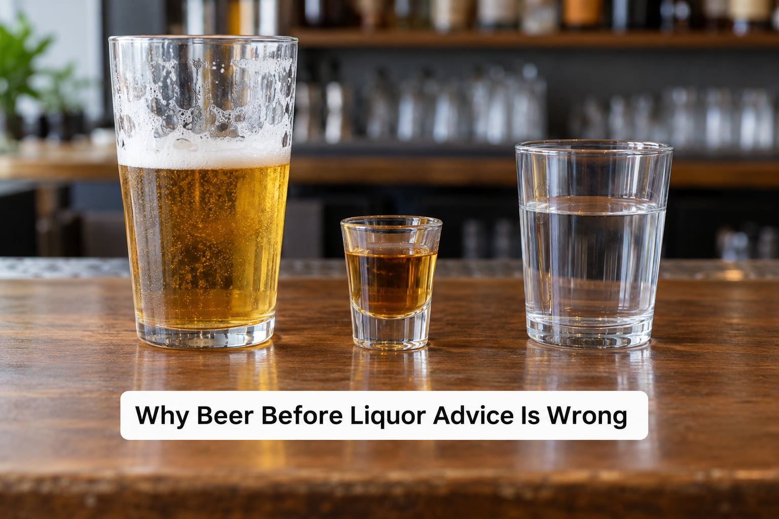 Why Beer Before Liquor Advice Is Wrong