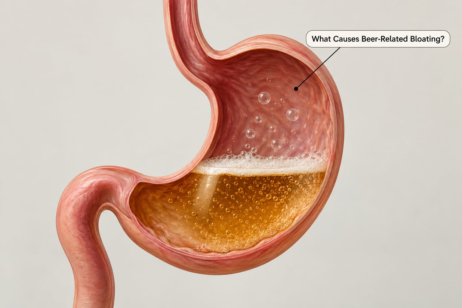 What Causes Beer-Related Bloating?