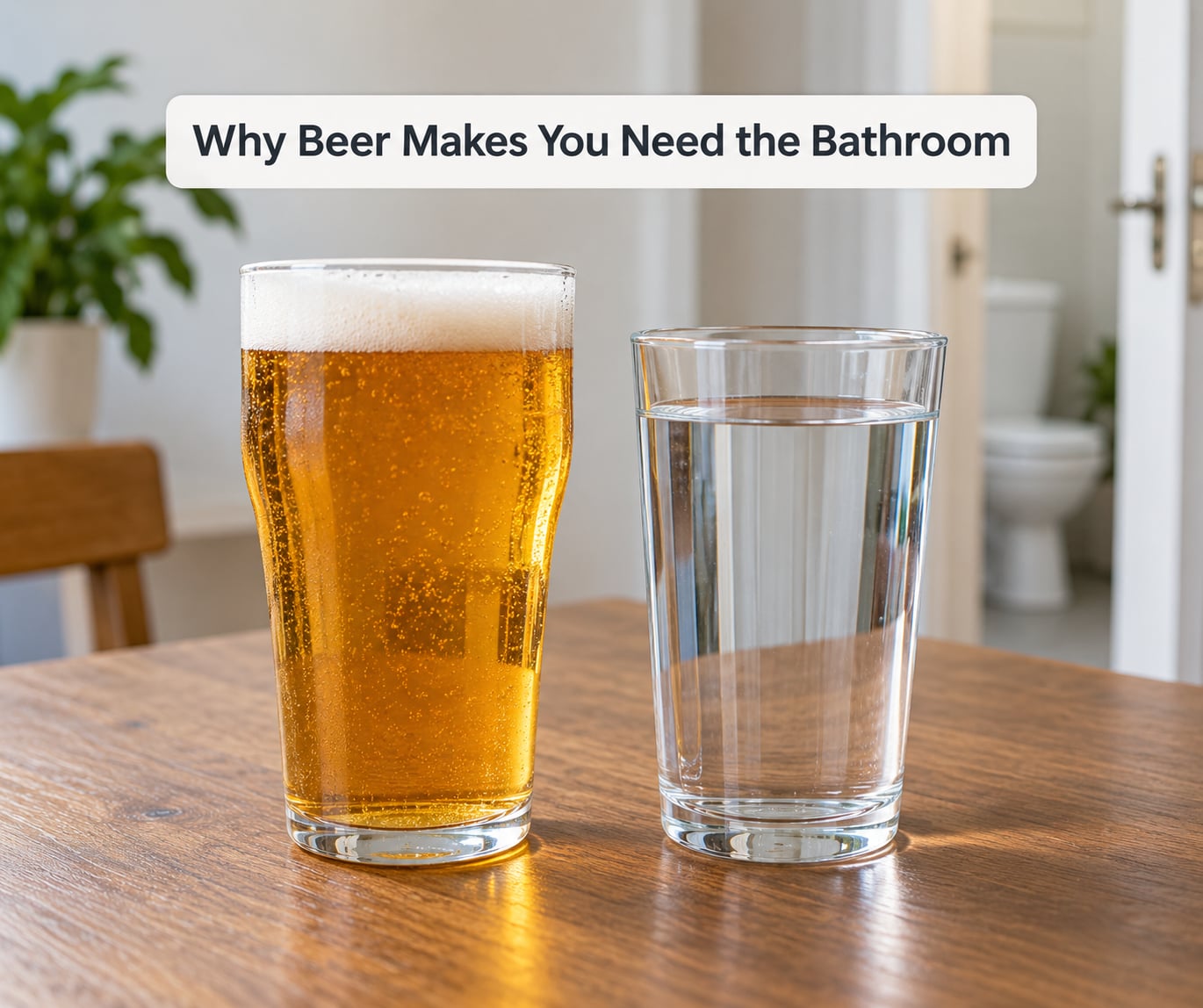 Why Beer Makes You Need the Bathroom