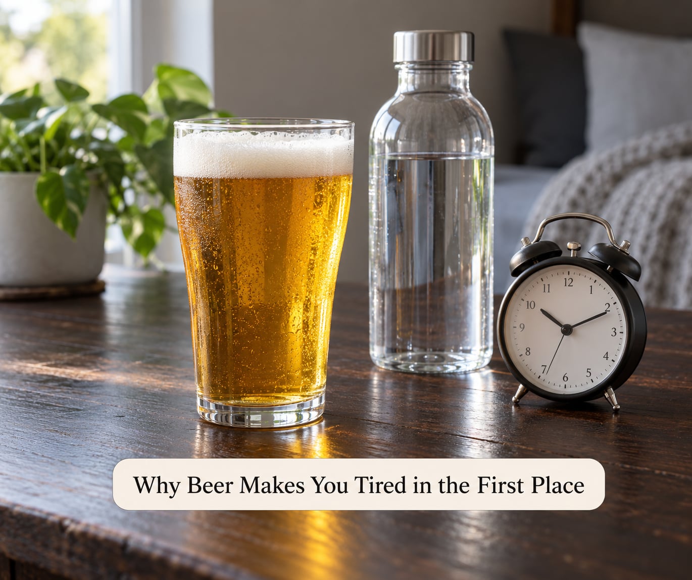 Why Beer Makes You Tired in the First Place