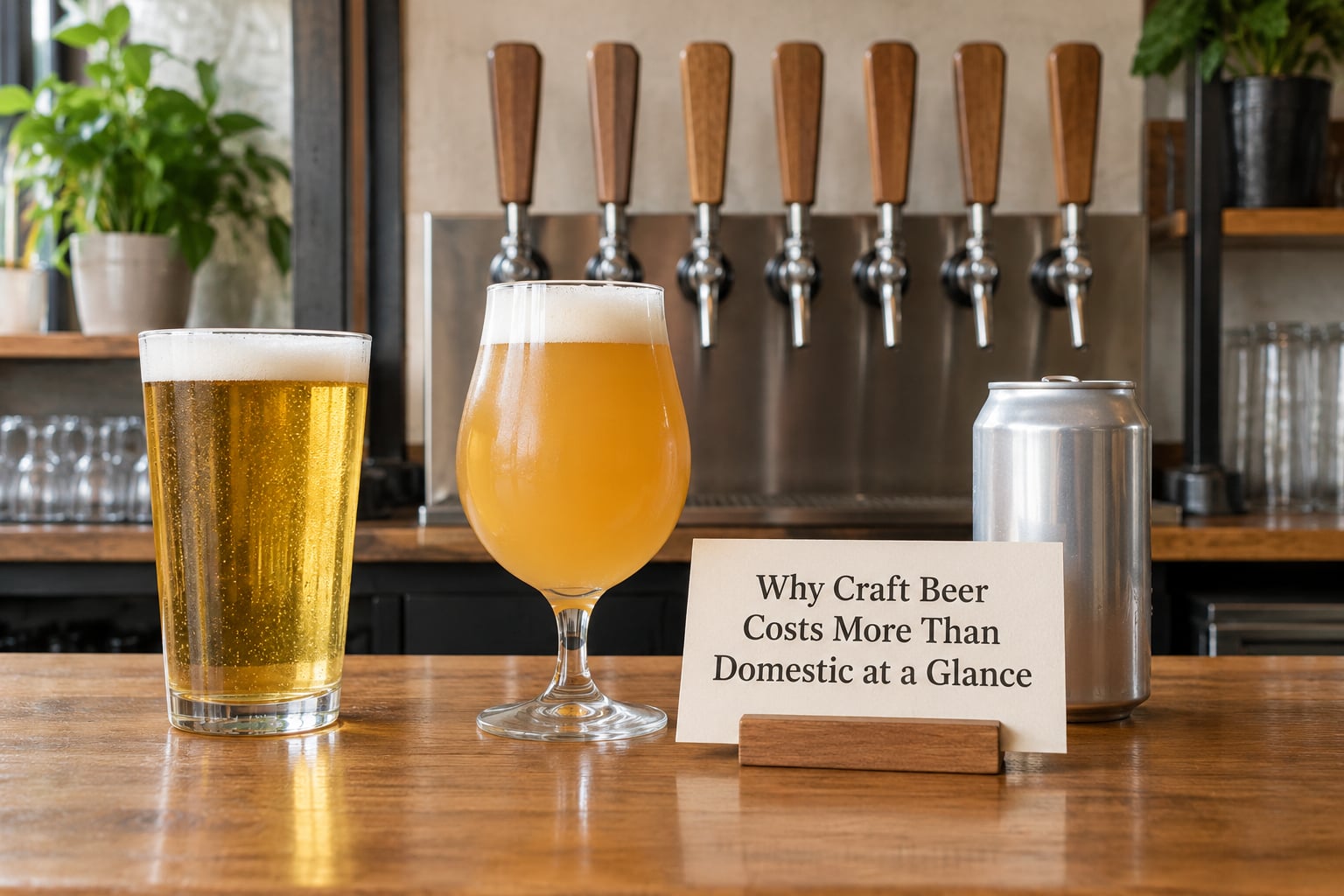 Why Craft Beer Costs More Than Domestic at a Glance