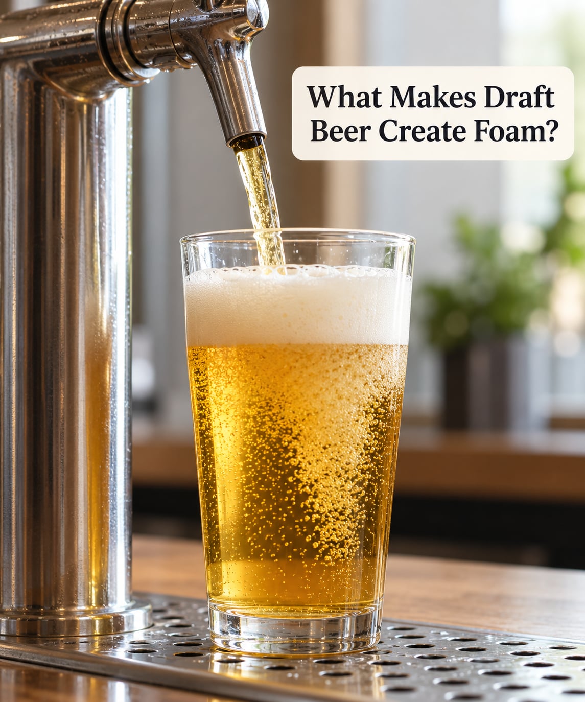 What Makes Draft Beer Create Foam?