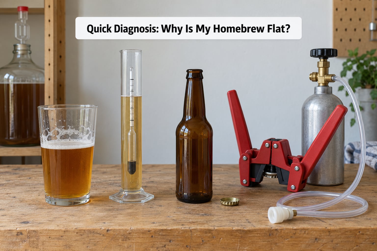 Quick Diagnosis: Why Is My Homebrew Flat?